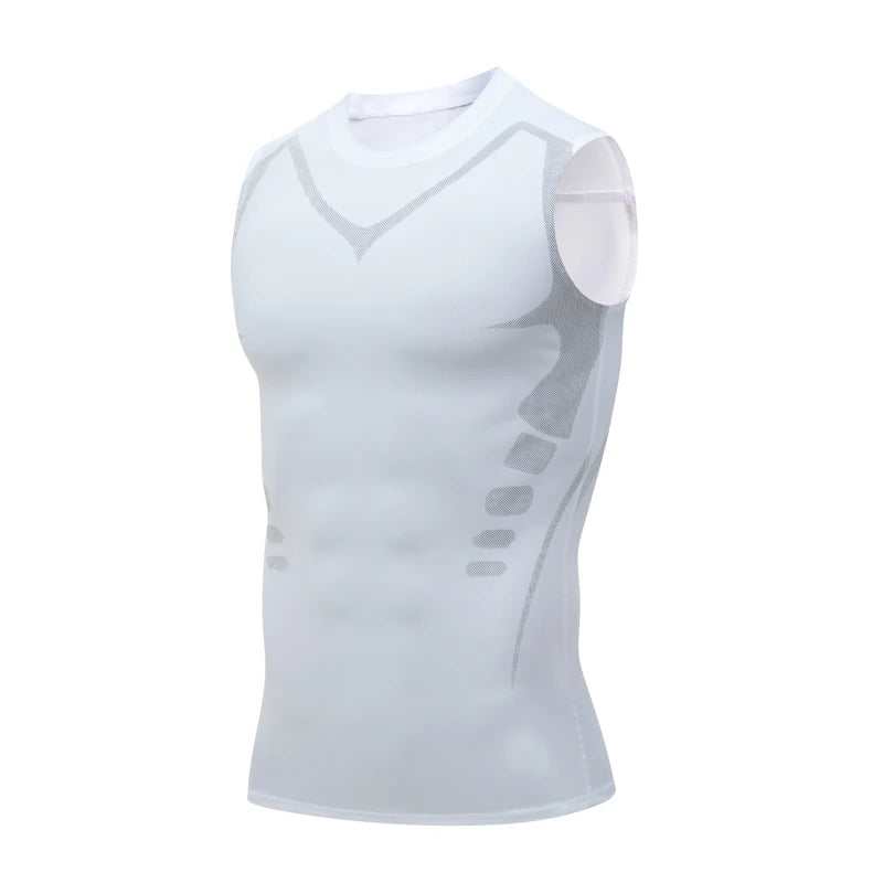 Data File Vs Log File Store Compression Tank Top Men Gym Shirt Sleeveless Quick Dry Printing Sport ...